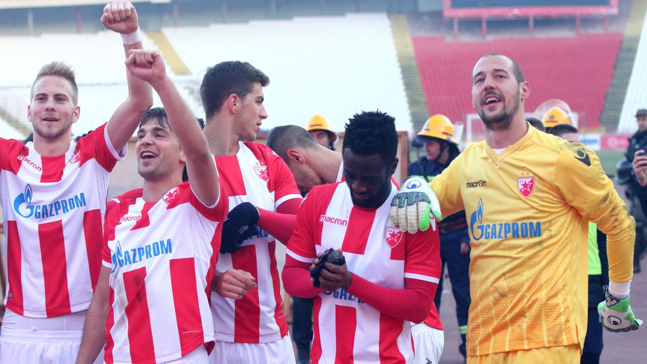 Uroš Račić dok je igrao za Crvenu zvezdu
