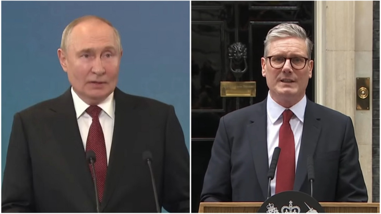 Vladimir Putin, Kirt Starmer