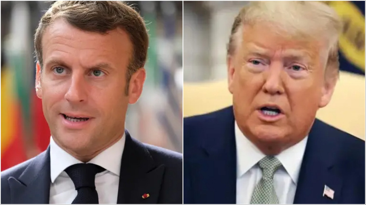 Emanuel Makron i Donald Tramp