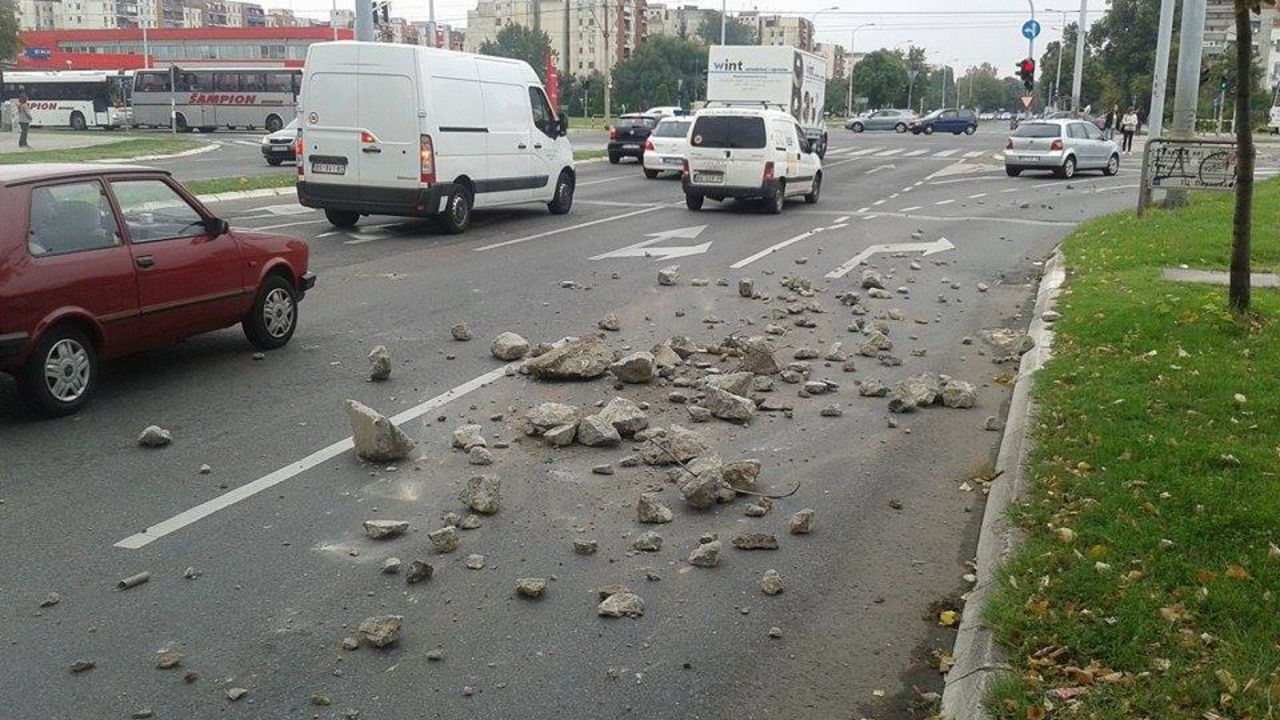 Odron na Novom Beogradu