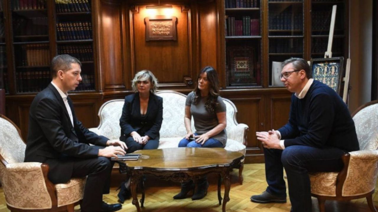 Aleksandar Vučić i Marko Đurić